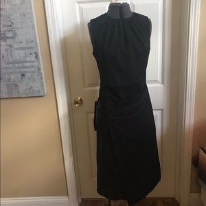 Obzee asymmetrical waist tie dress sz Medium (B04)